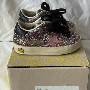 Golden Goose Super-Star Rainbow Glitter Sneakers - Multicolor